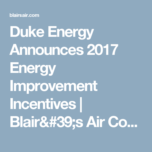 Duke Energy Ac Rebates