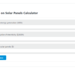 Return On Solar Panels Calculator Calculator Academy