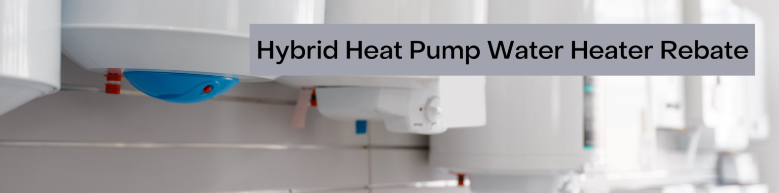 Conservation Residential Heat Pump Water Heater Rebate Form Conservation Residential Heat Pump Water Heater Rebate Form