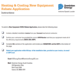 Dominion Energy Rebate Form By State Printable Rebate Form