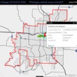 South Central Power Outage Map Map