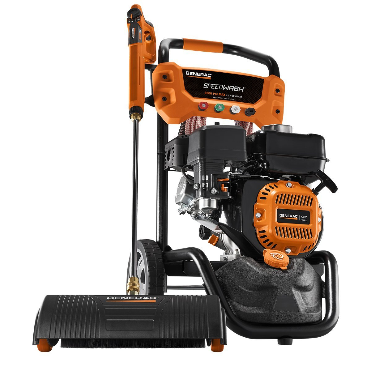 Review Generac SpeedWash 7122 3200 PSI 2 7 GPM 196cc Gas Powered Review Generac SpeedWash 7122 3200 PSI 2 7 GPM 196cc Gas Powered